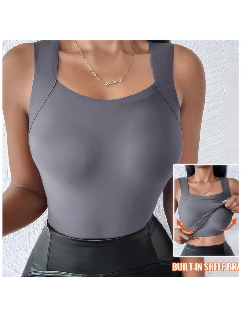 Tank Top with Built in Bra