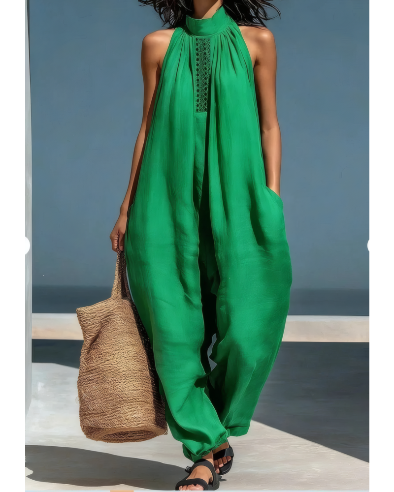 Halcyon Days Halter Jumpsuit