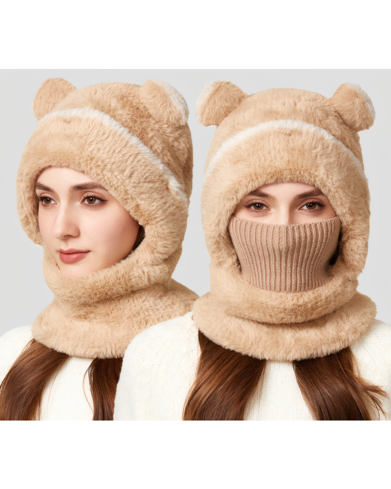 Bear-ear Windproof Hat