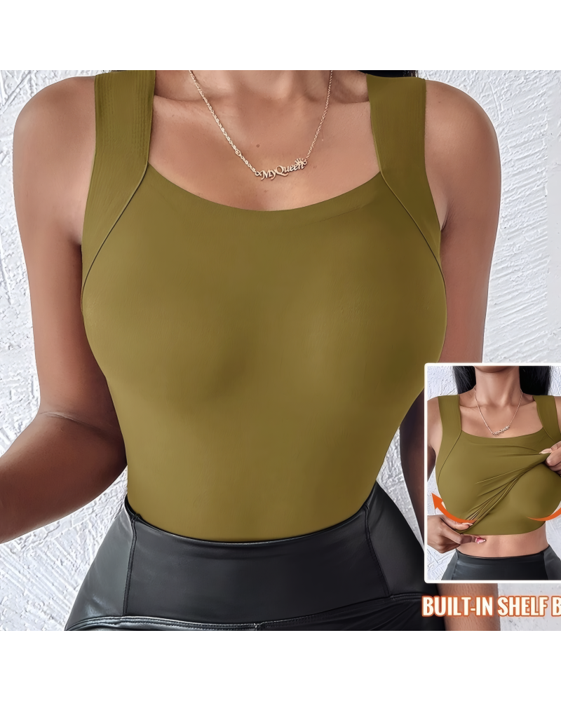 Tank Top with Built in Bra