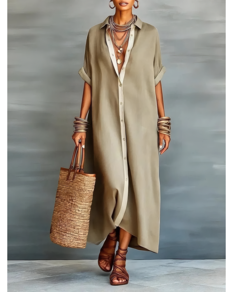 Sunday Drift Shirt Dress