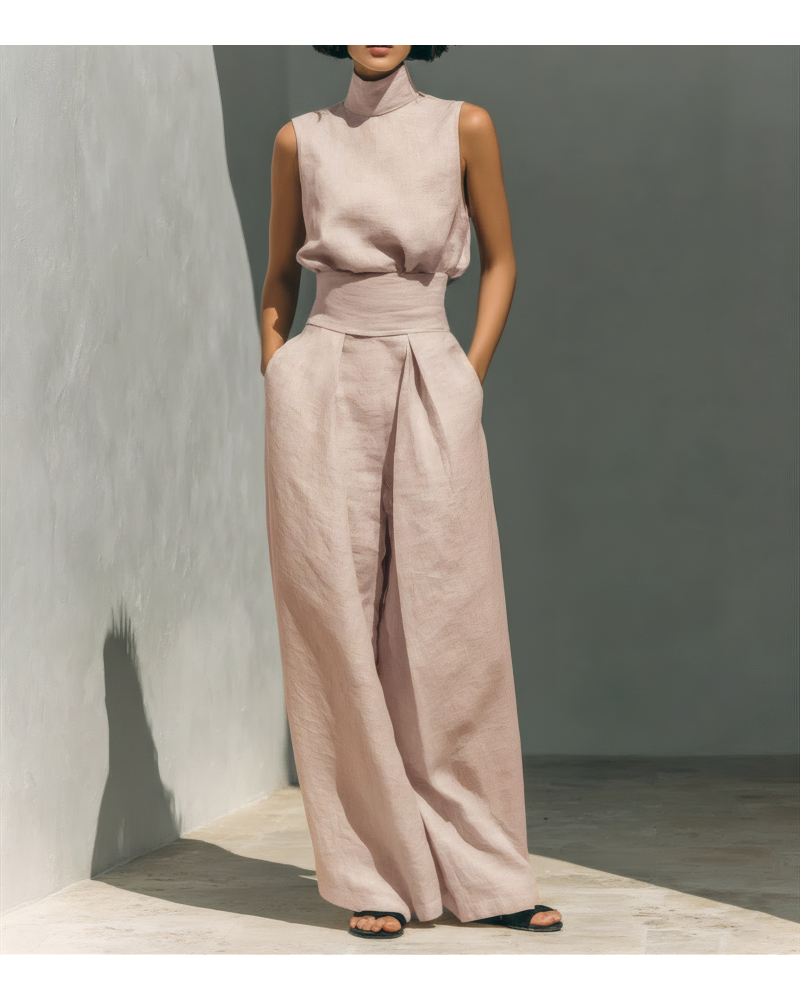 The Sandstone Linen Easy Set