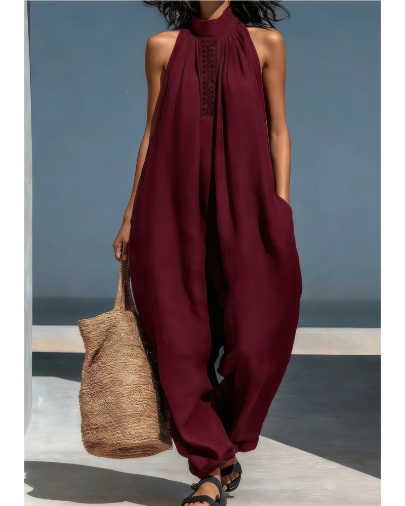 Halcyon Days Halter Jumpsuit