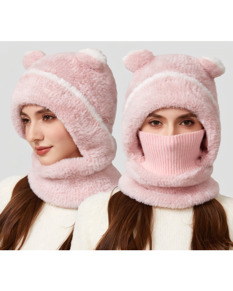 Bear-ear Windproof Hat