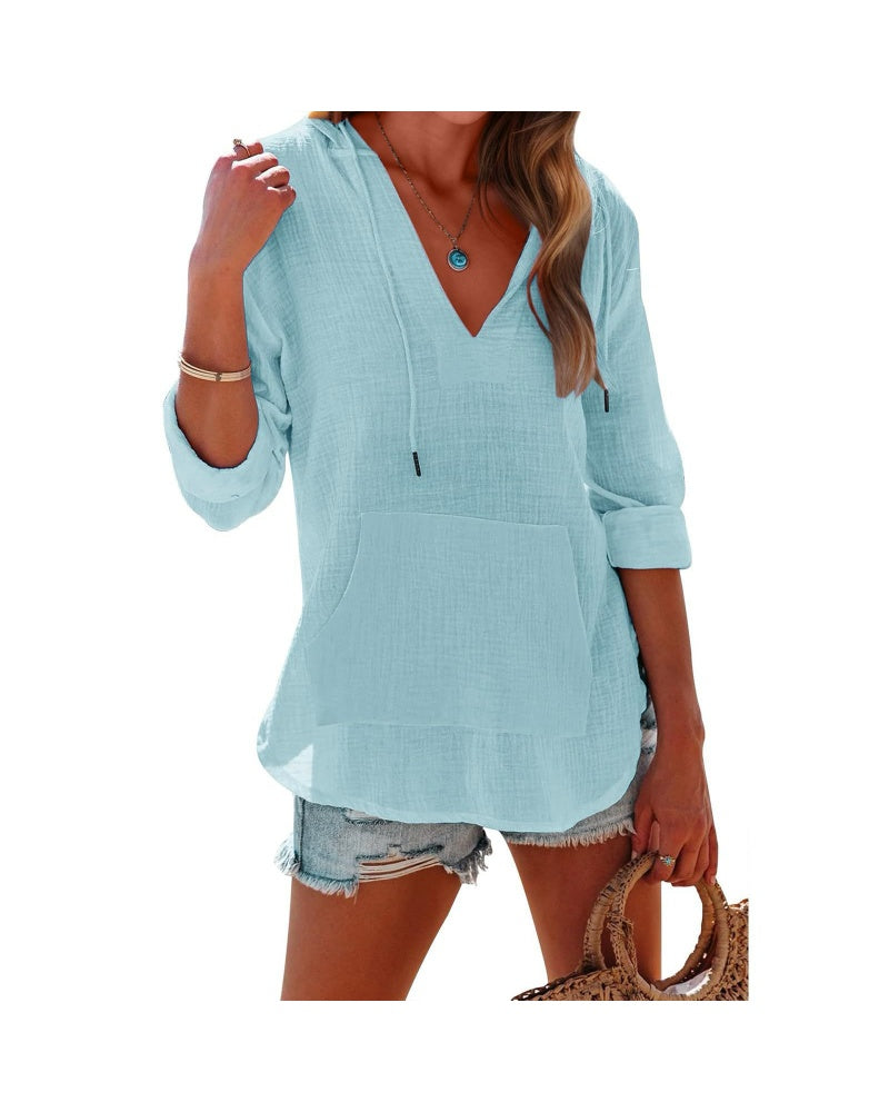 Coastal Breeze Hooded Top