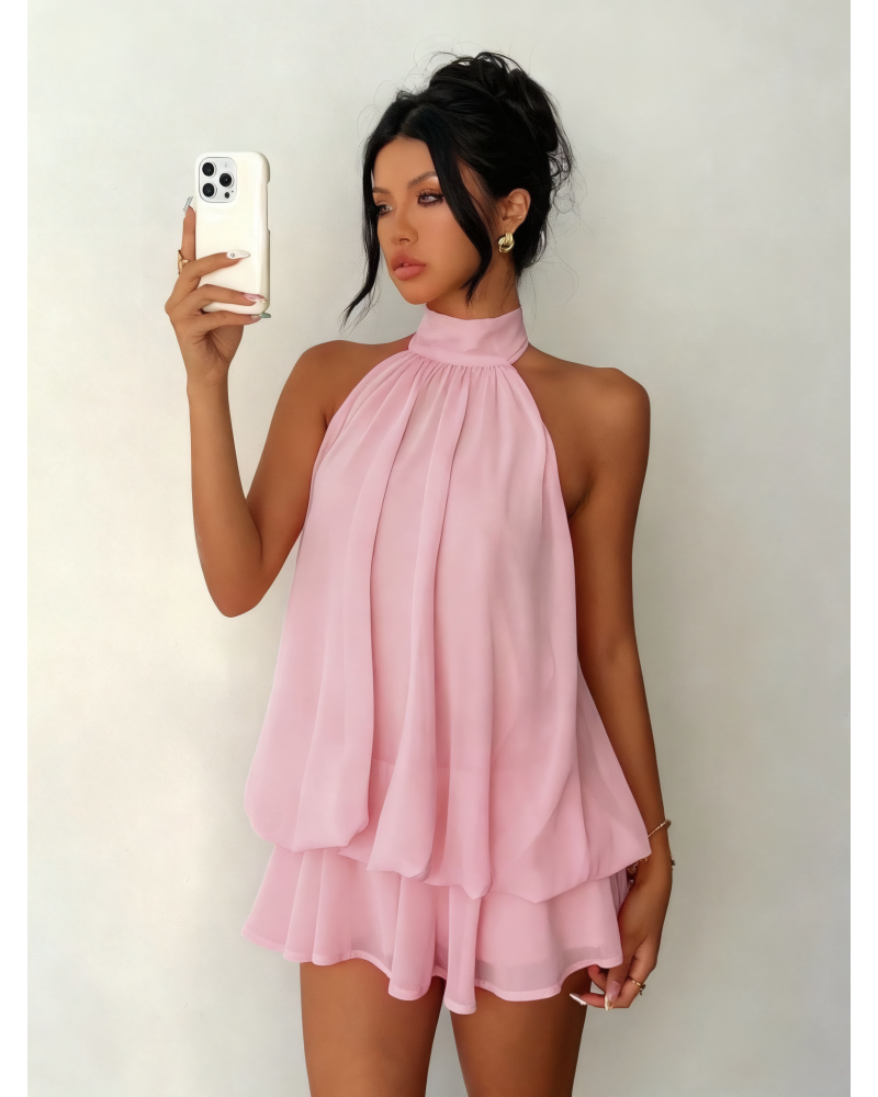 Enya Backless Mini Dress