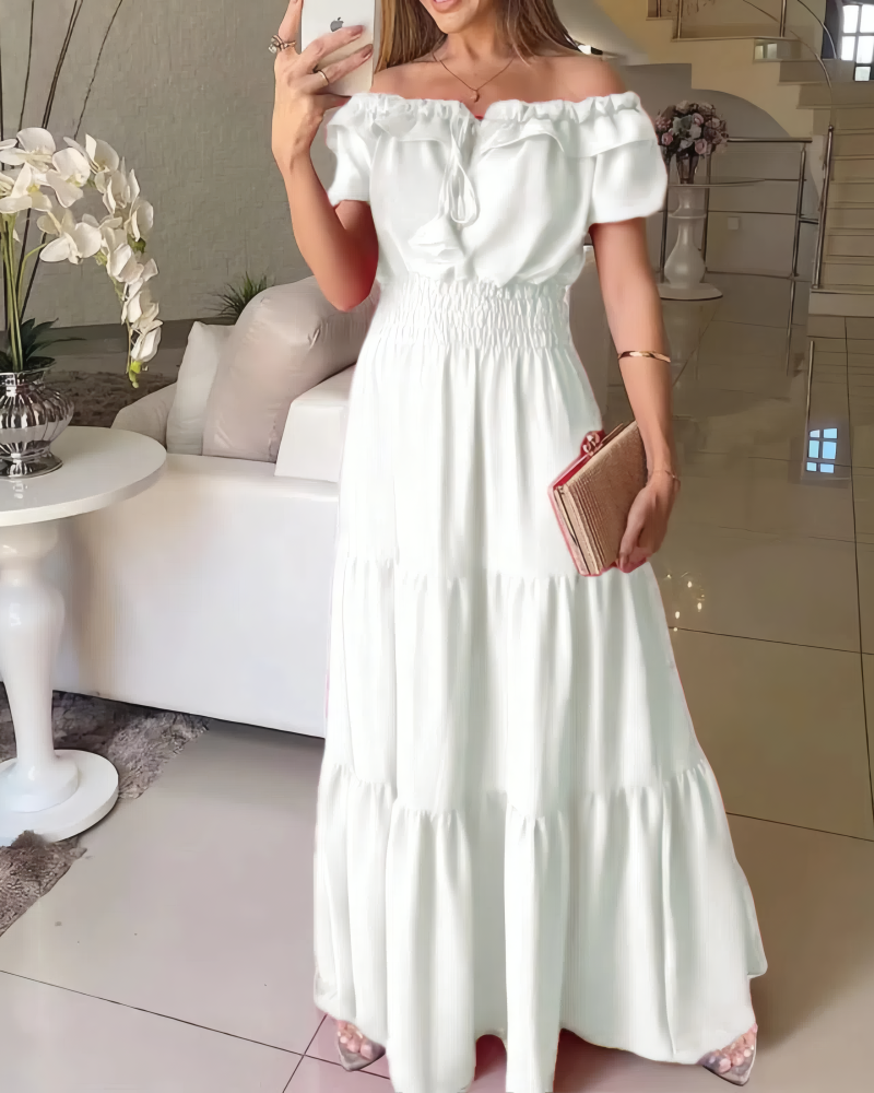 Elena Puff Sleeve Dress