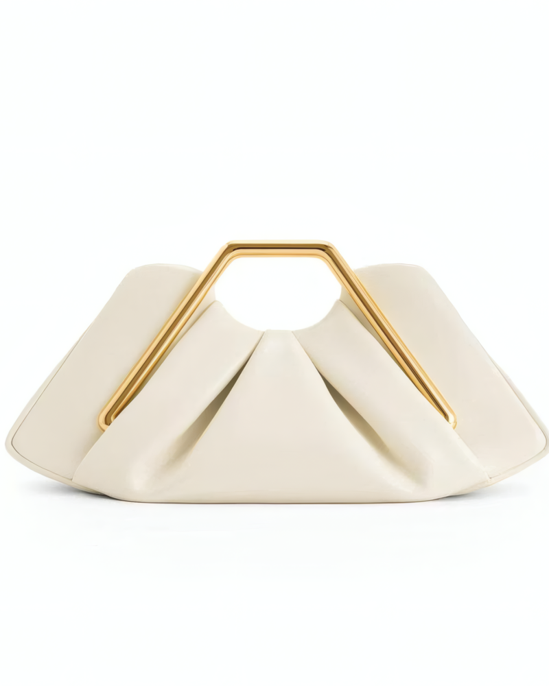Velvet Hour Pleated Clutch