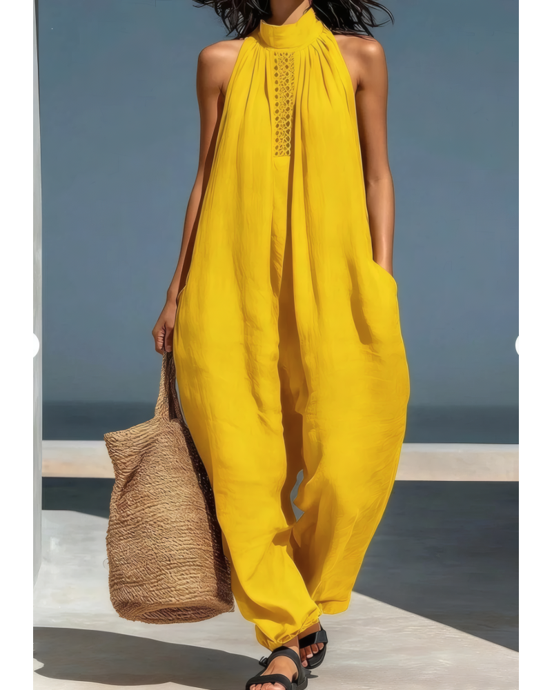Halcyon Days Halter Jumpsuit