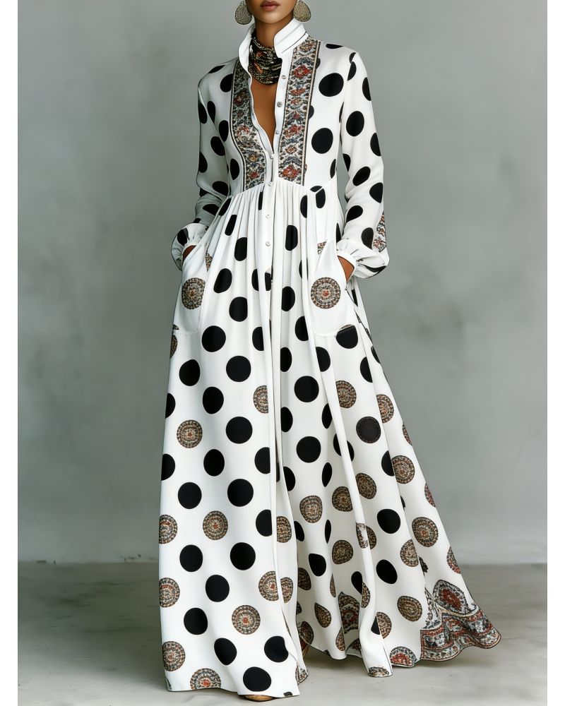 Mosaic Hour Maxi Dress
