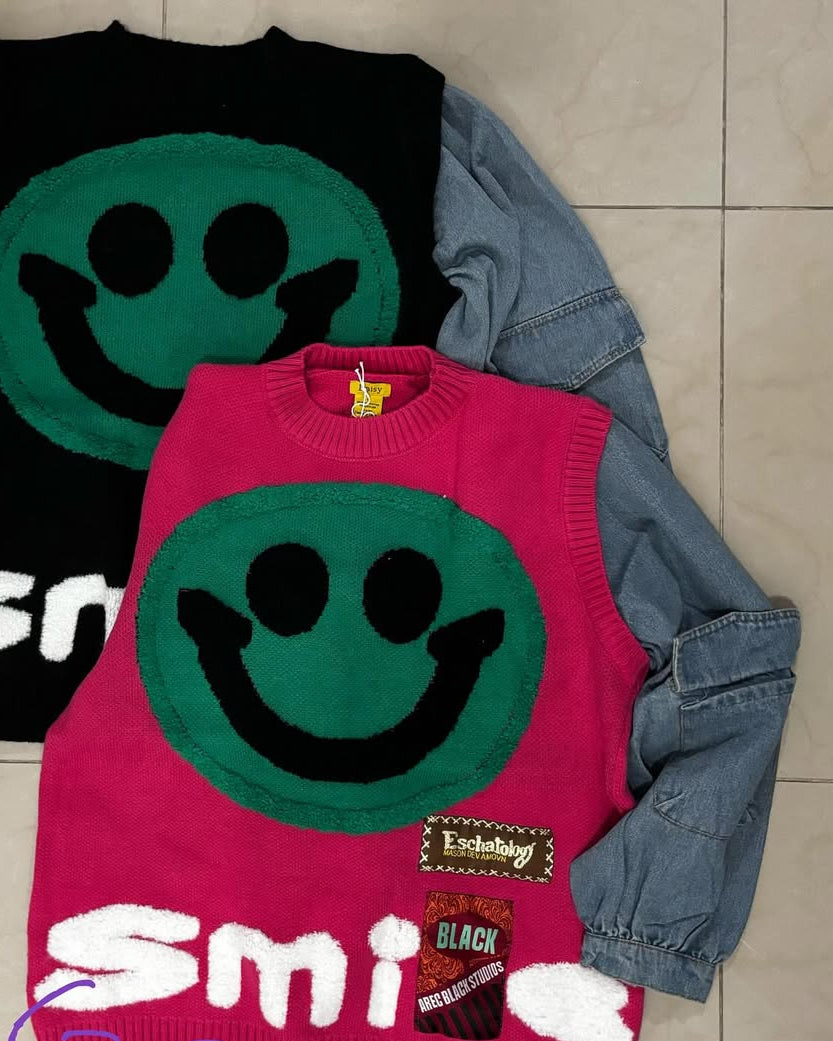 Smile For Me Denim Sweater