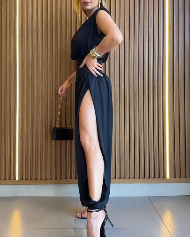 Seems Edgy Bodice Jumpsuit