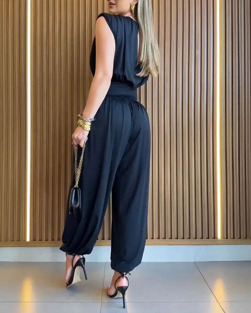 Seems Edgy Bodice Jumpsuit