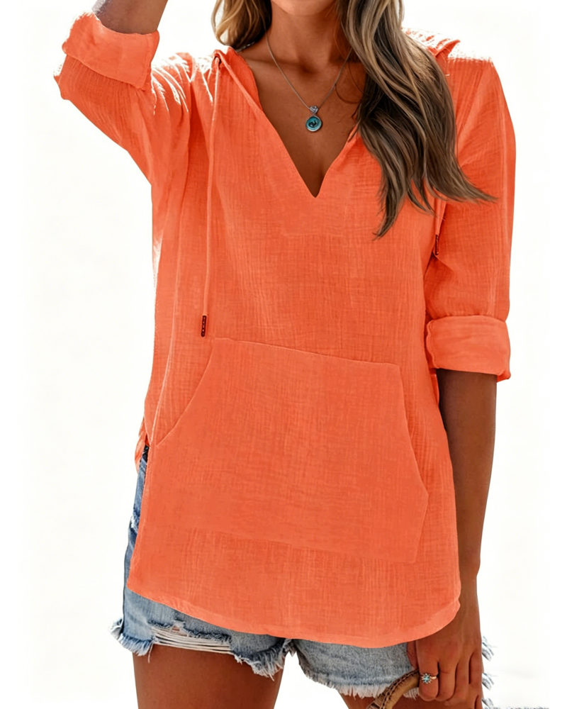 Coastal Breeze Hooded Top