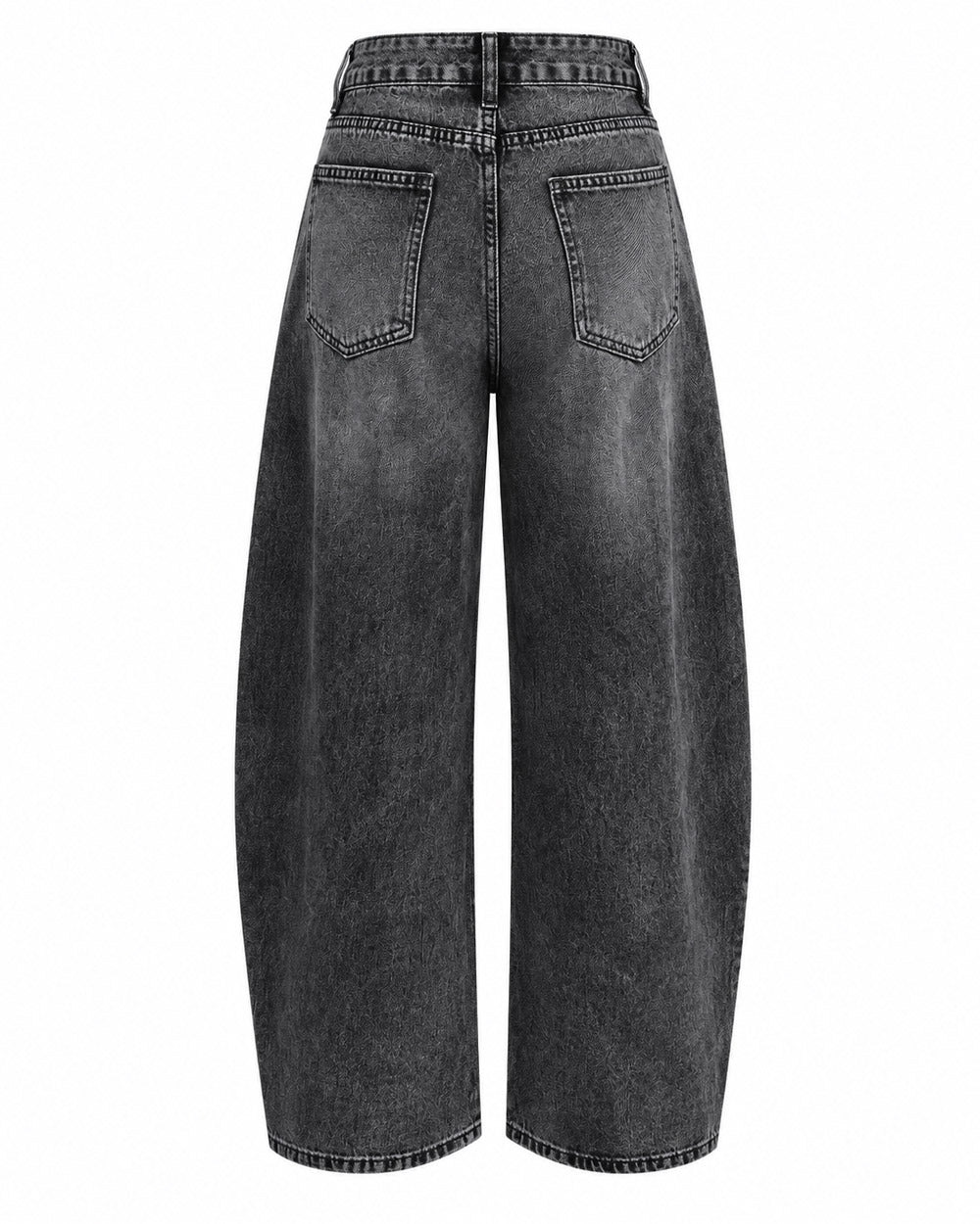Side Story Button-Detail Denim Jeans