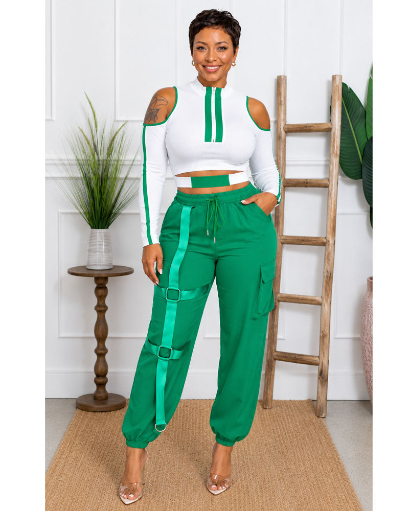 Splicing Cold Shoulder Set