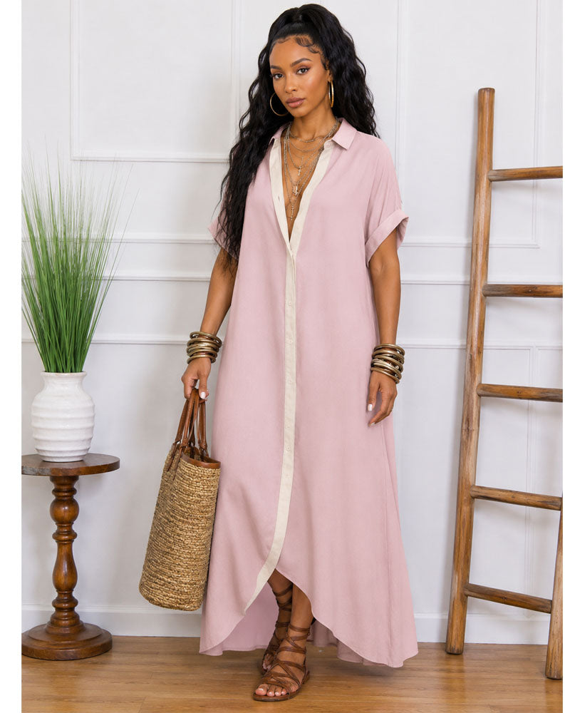 Sunday Drift Shirt Dress
