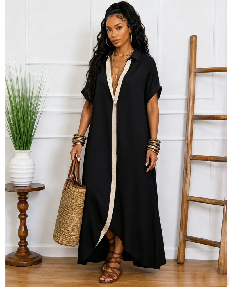 Sunday Drift Shirt Dress