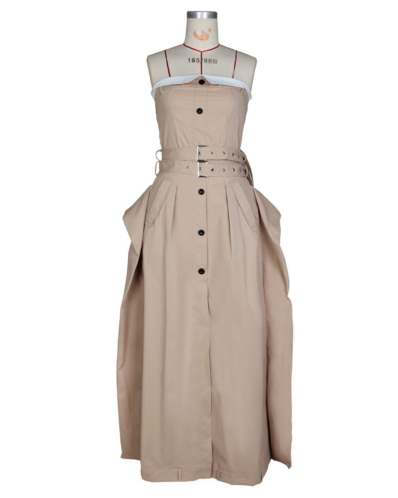 Uptown Edge Trench Dress