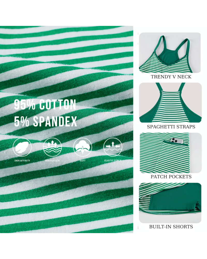 Hang Tough Striped Mini Dress
