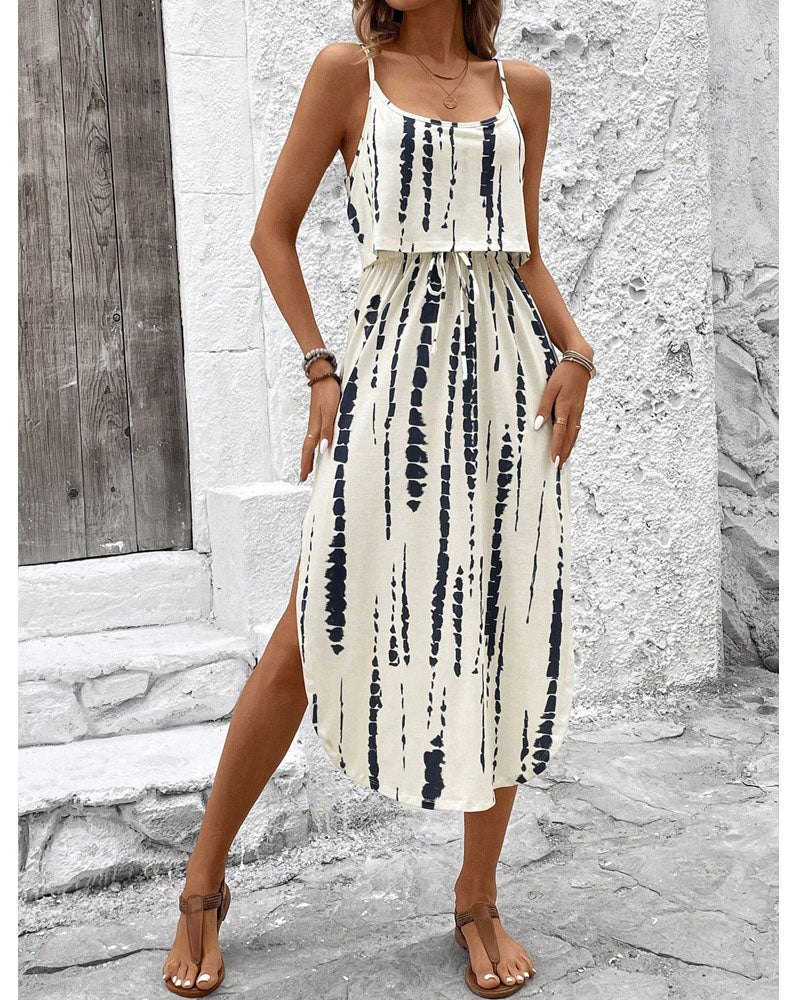 Tie Dye Casual Dress
