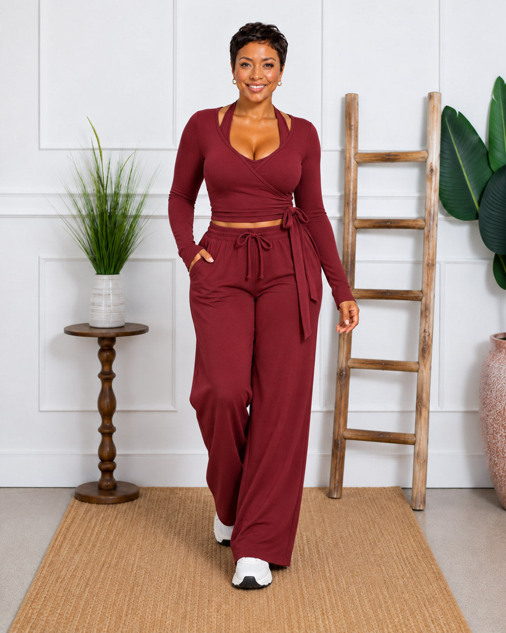Triple Take 3-Piece Wide-Leg Set