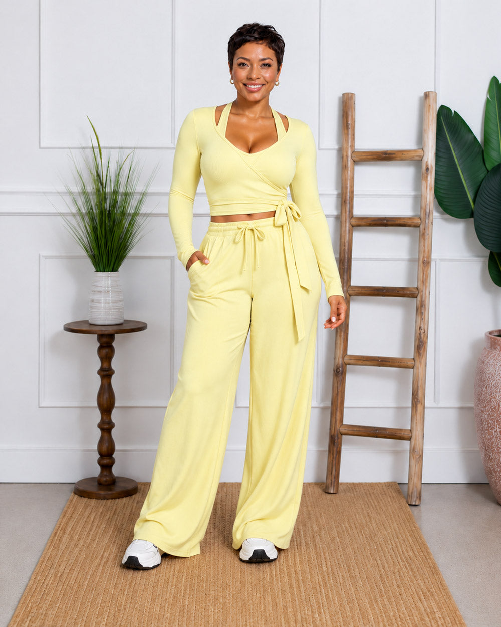 Triple Take 3-Piece Wide-Leg Set