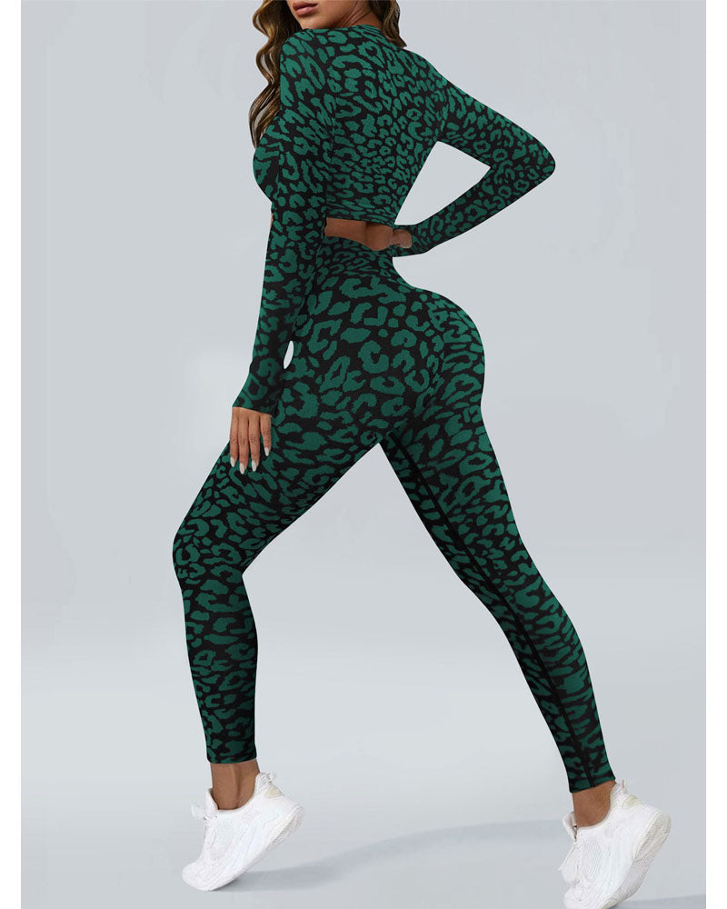 Wild Cat Yoga Legging Set