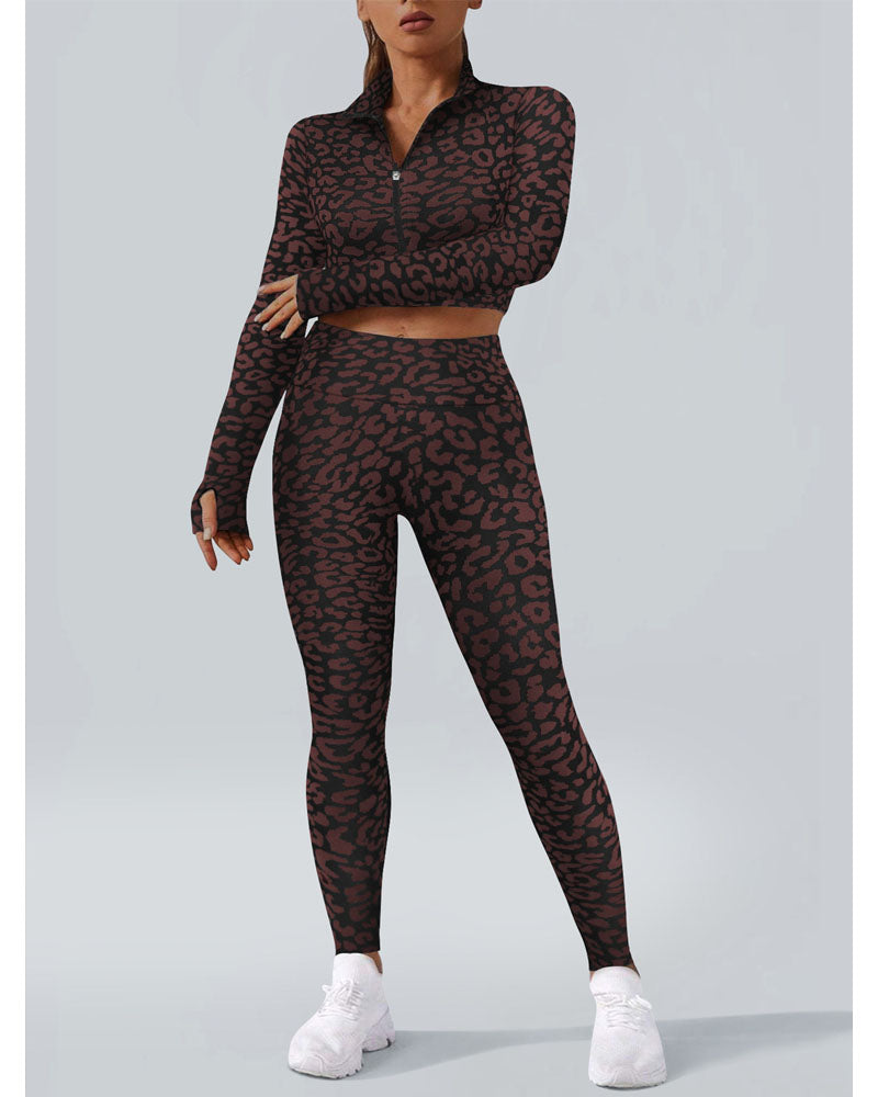 Wild Cat Yoga Legging Set