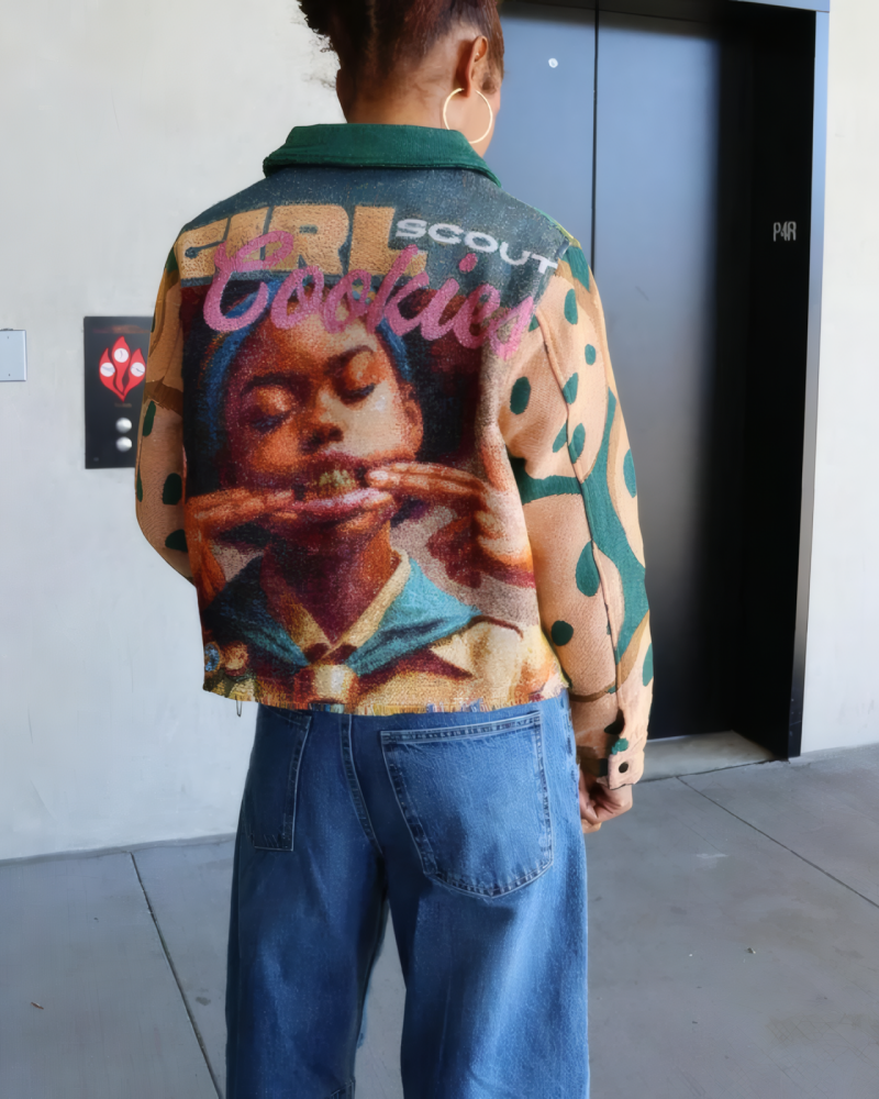 GIRL SCOUT COOKIES HANDMADE JACKET