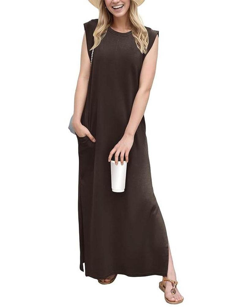 Wrinkle-Free Maxi Dress
