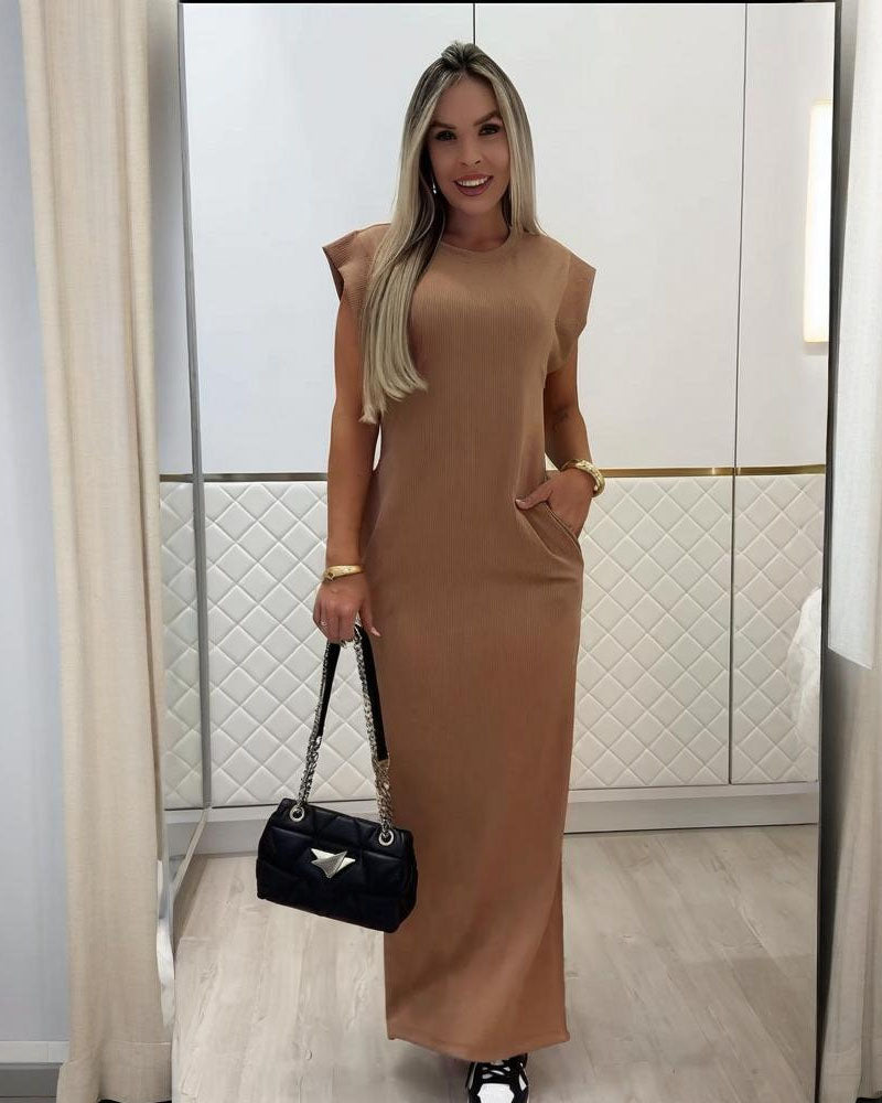 Wrinkle-Free Maxi Dress
