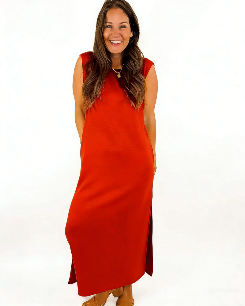 Wrinkle-Free Maxi Dress