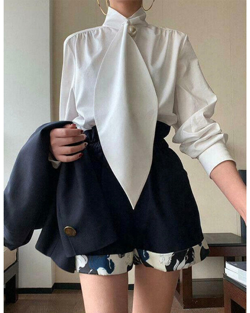Oversized Tie Shirt