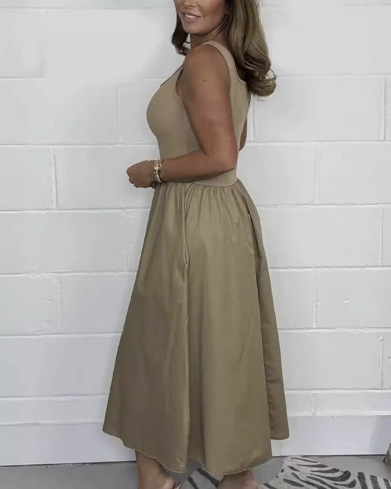 simple decorum maxi dress