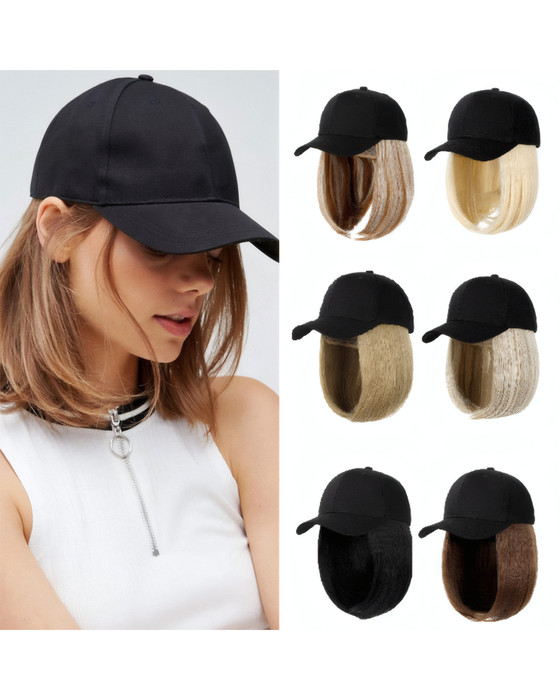 MY-LADY Hat Wigs Baseball Cap