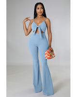 light blue jumpsuit