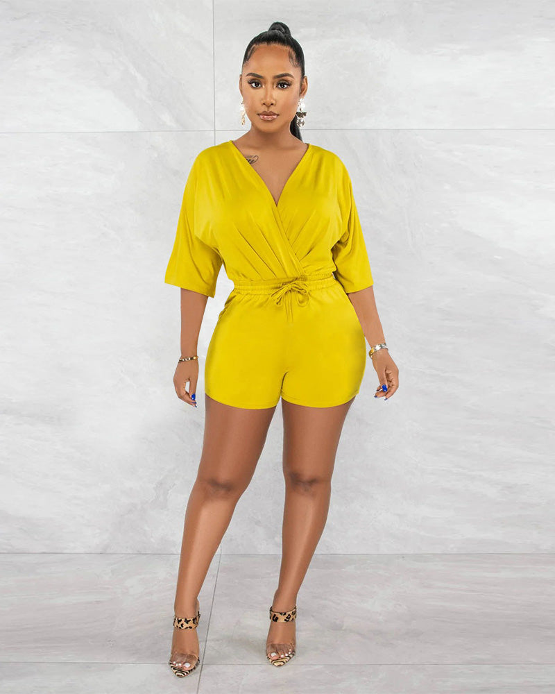 yellow romper