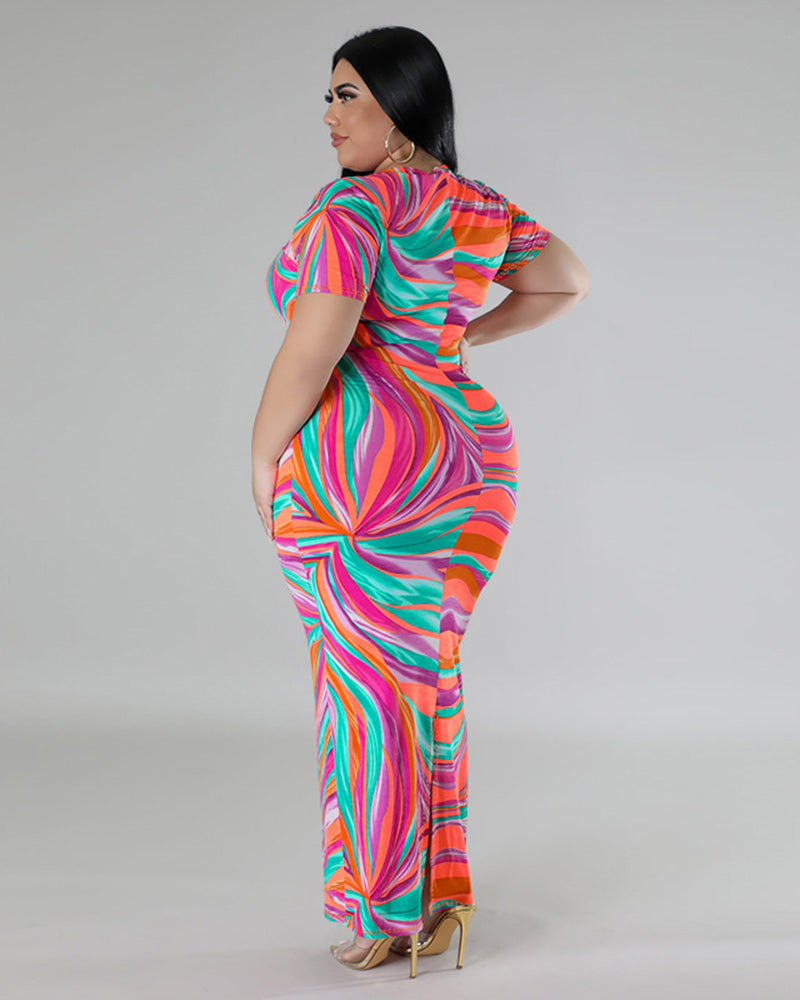 multi color dress