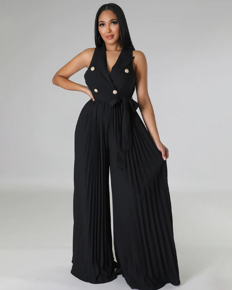 black jumpsuit