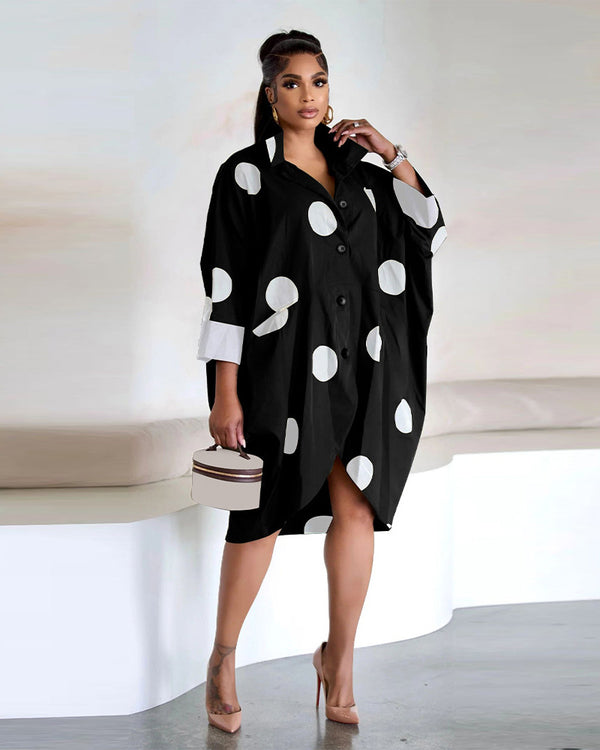 WHITE dots dress