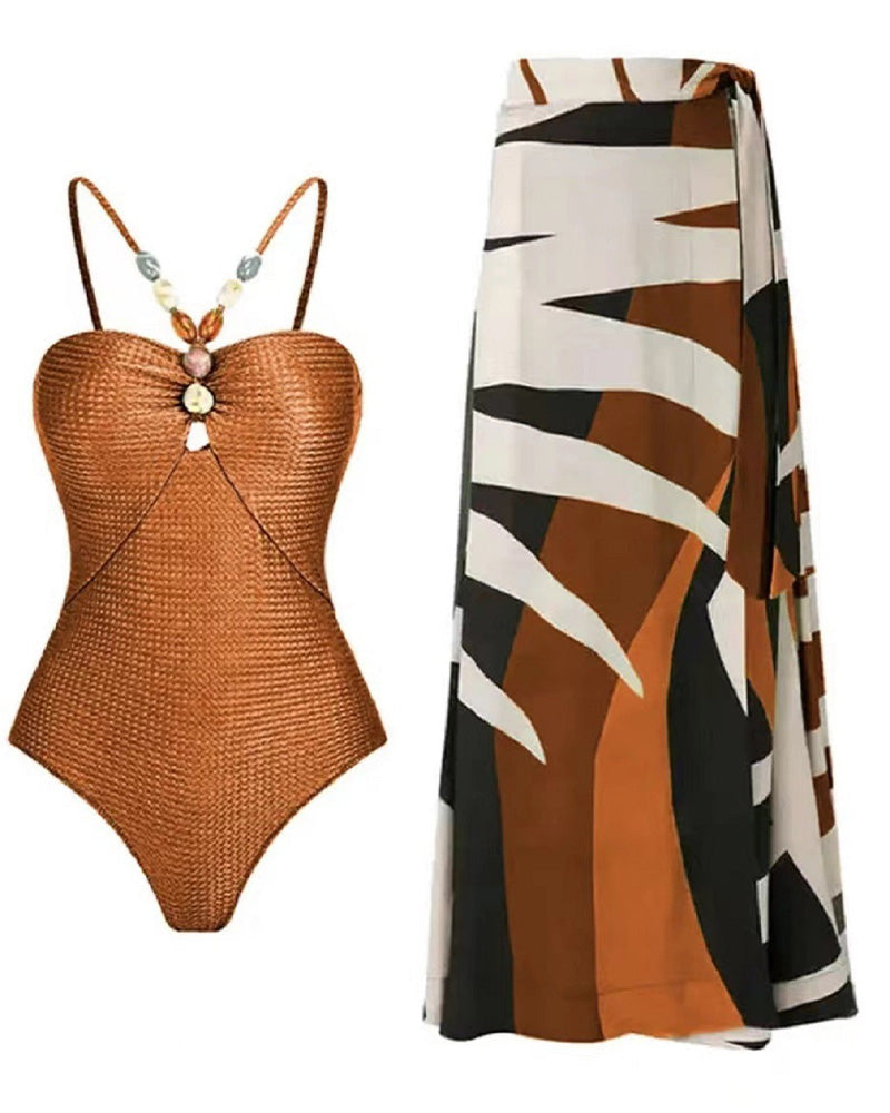 caramel swimwear