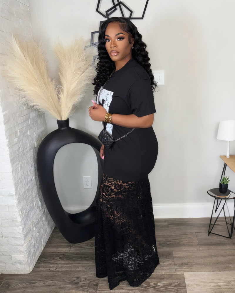 His Biggest Cheerleader Maxi Dress