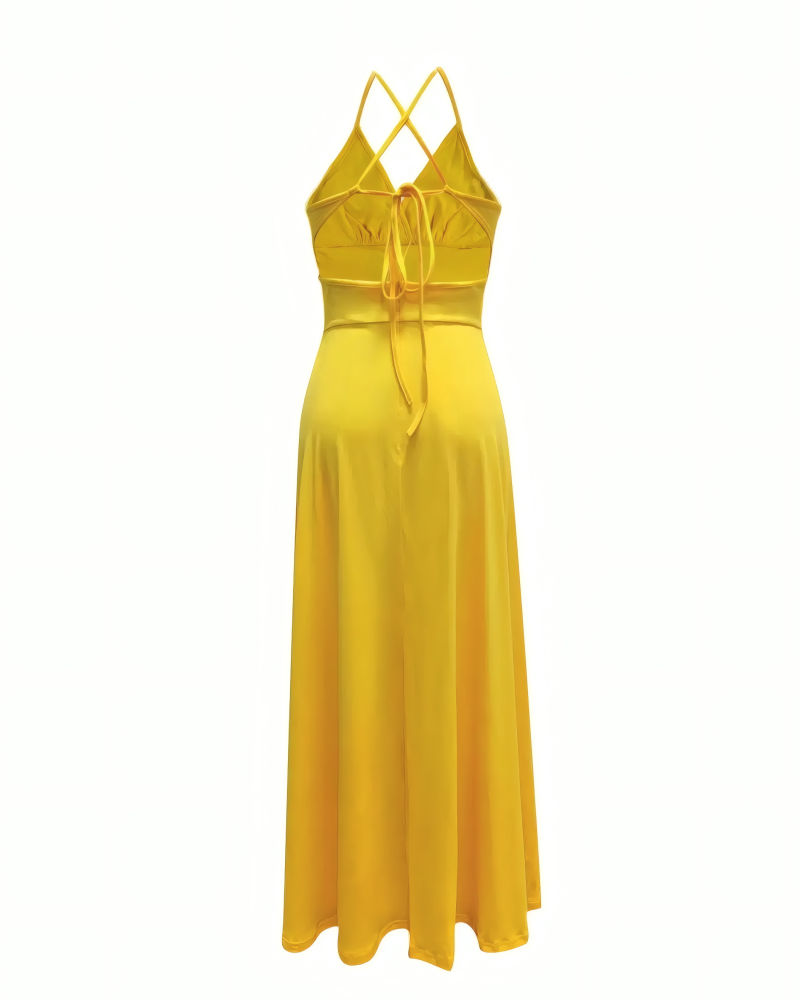 Pristine V NECK DRESS