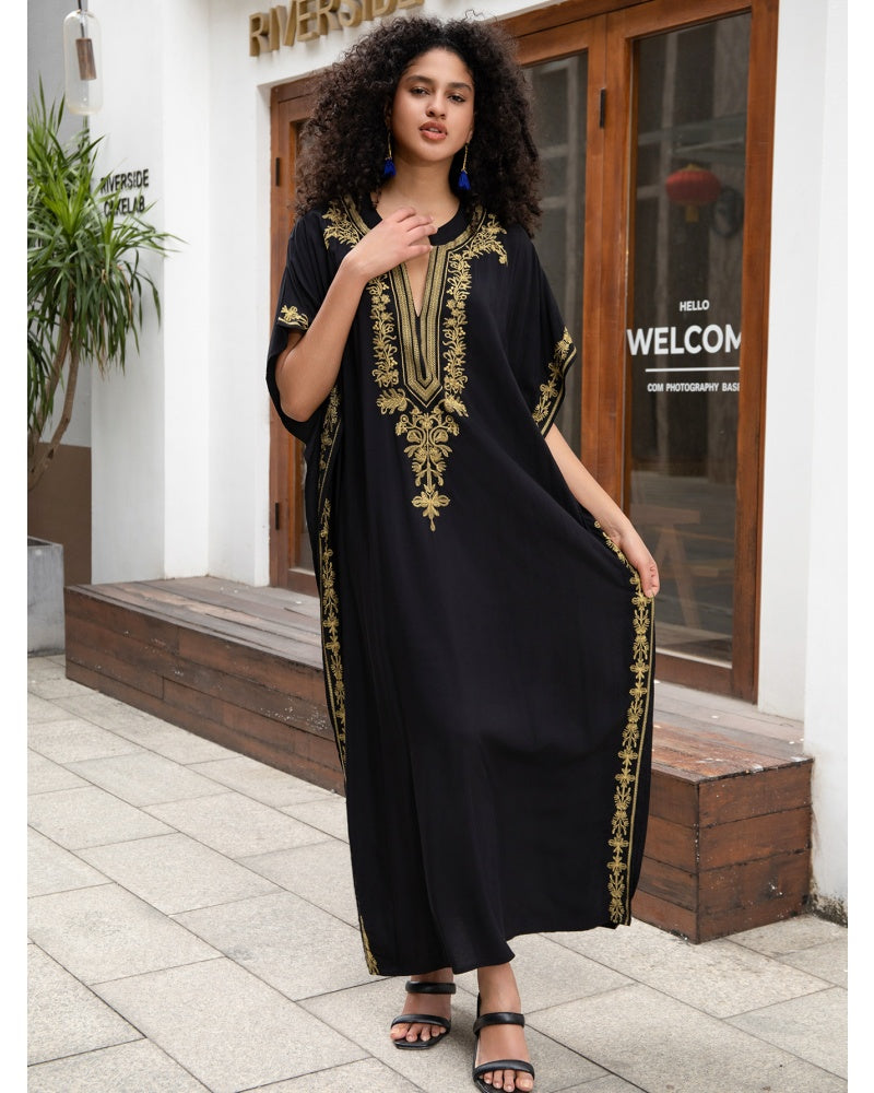 The Mystic Embroidered Kaftan Dress