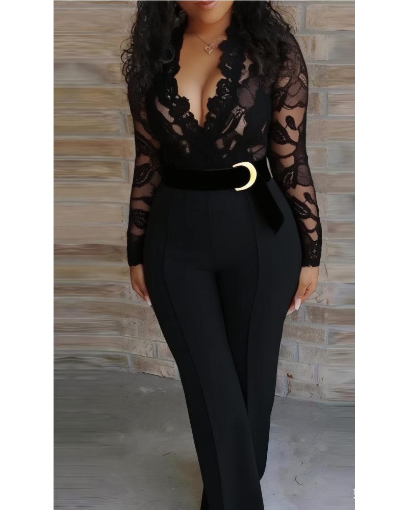 Touch Of Lace Jumpsuit