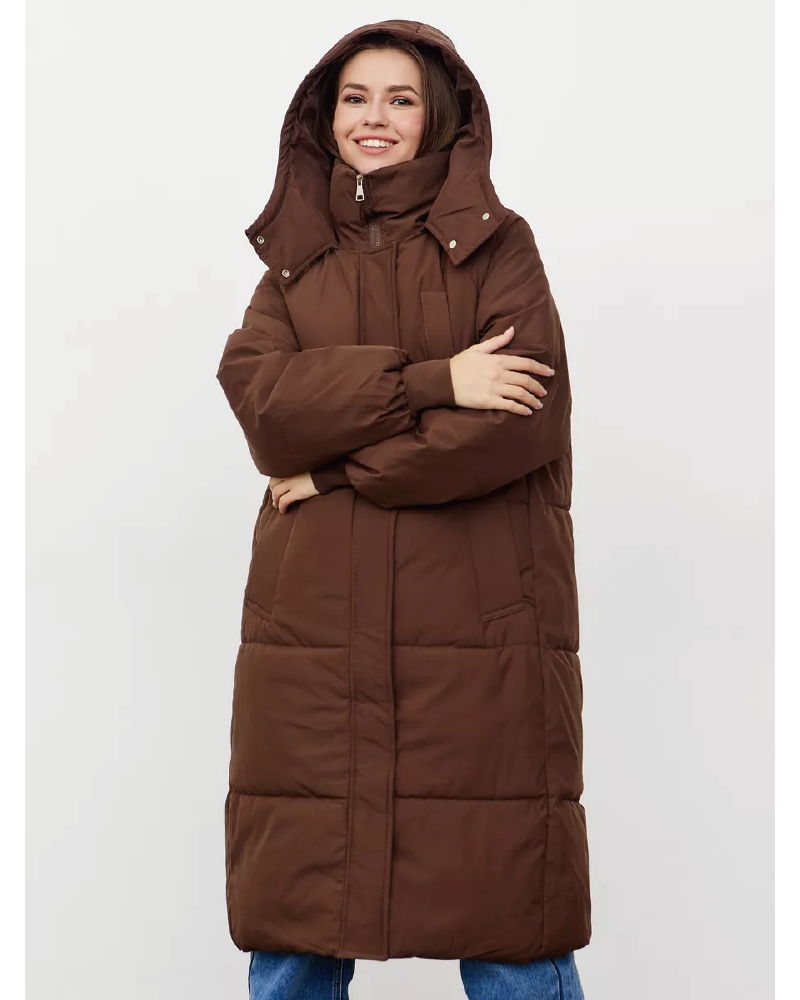 Hooded Long Down Puffer Parka Coat