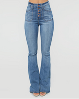 Katt Flare Button Jeans