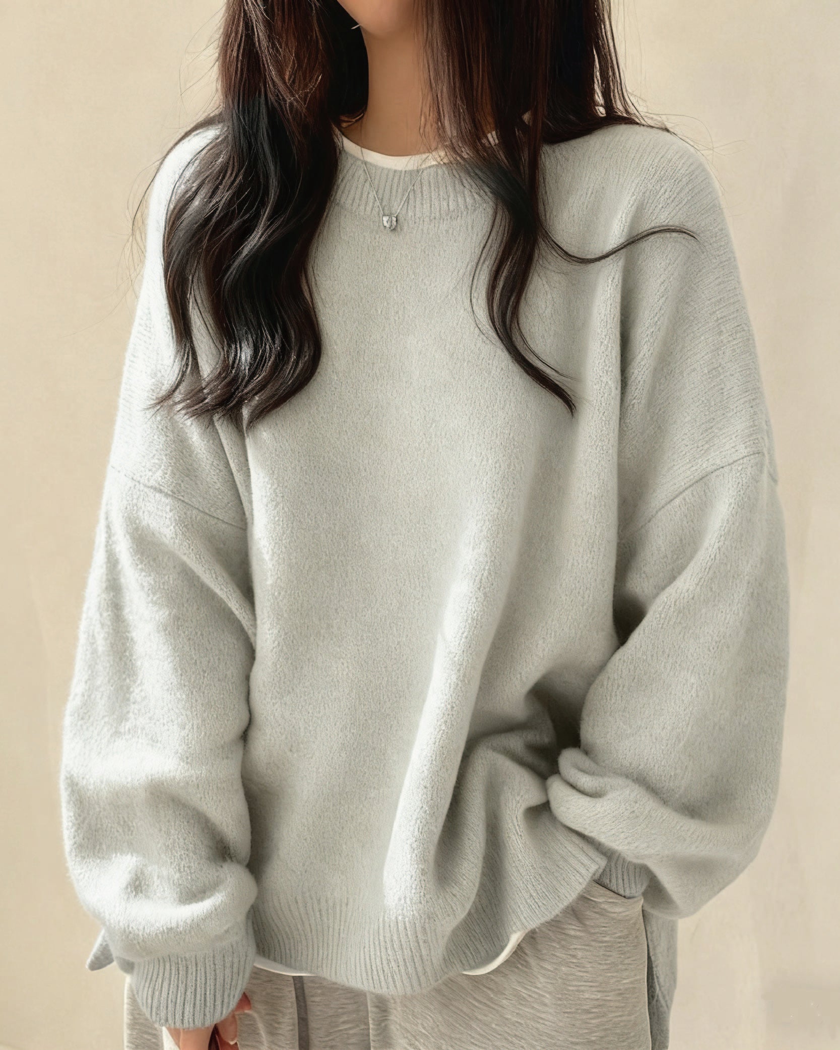Drop Shoulder Sweater