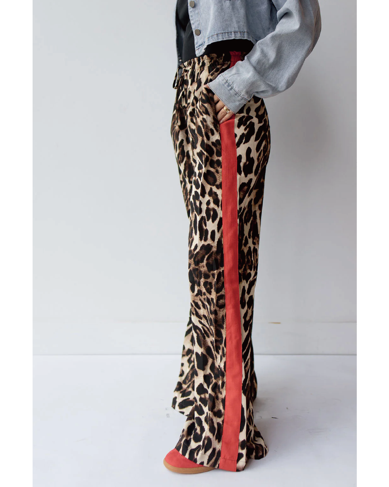 Wild Thing Leopard Track Pants